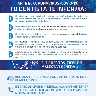 Información para los pacientes sobre el coronavirus